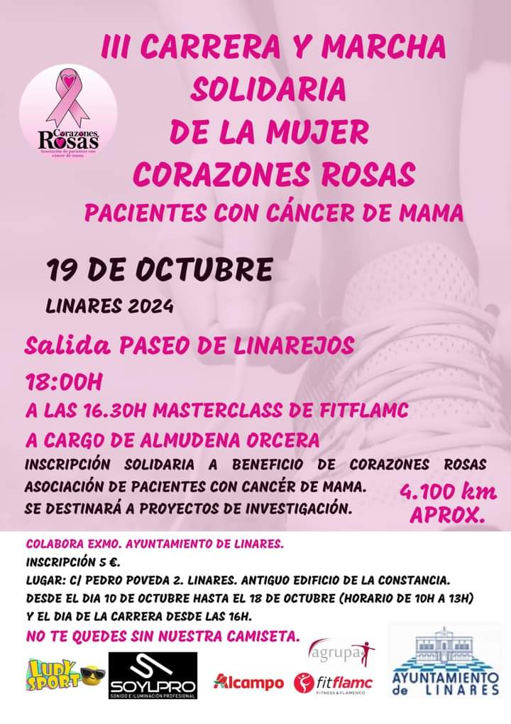 III Carrera de la Mujer Corazónes Rosas Contra el Cancer de Mama